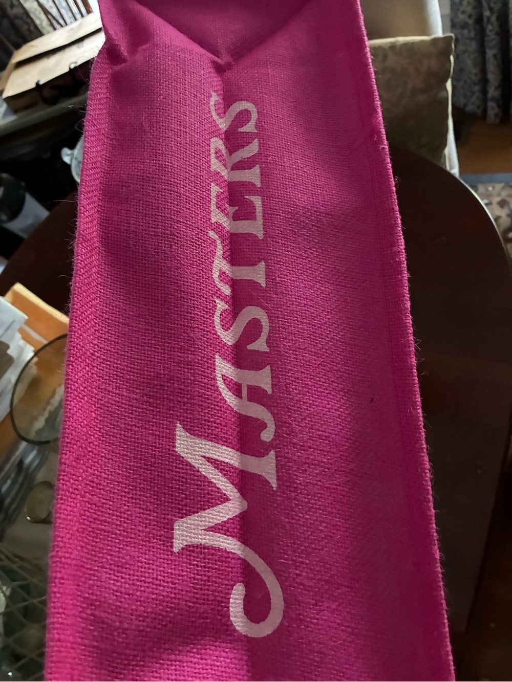 Masters NWT 2026 Pink-Trimmed Tote with Green & Yellow Graphics - Picture 5 of 6